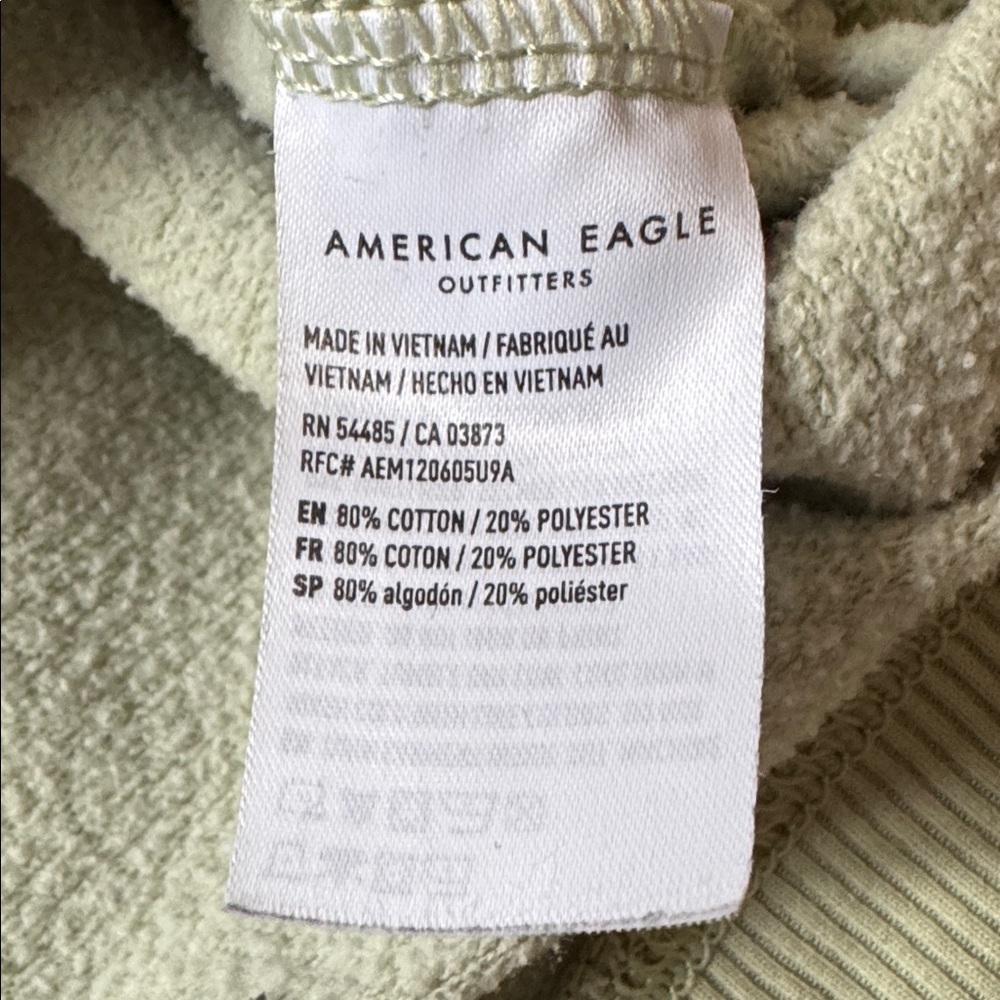 American Eagle Outfitters Size M (unisex) Green Graphic Crewneck Sweater - Picture 9 of 11